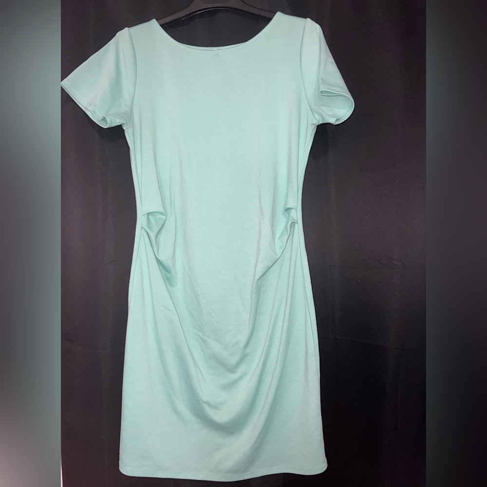 Aqua T-Shirt Dress